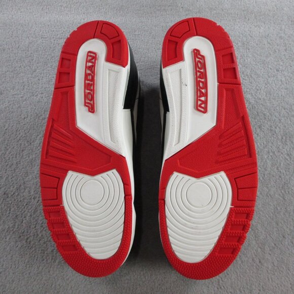 Nike Air Jordan Legacy 312 Low Mens 12.5 Black Sail University Red Sneaker Shoes - Picture 5 of 6